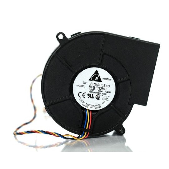 Delta BFB1012HH 12V 97 * 97 * 33MM 9733 12V 0.65A พัดลมโบลเวอร์ 4 สาย