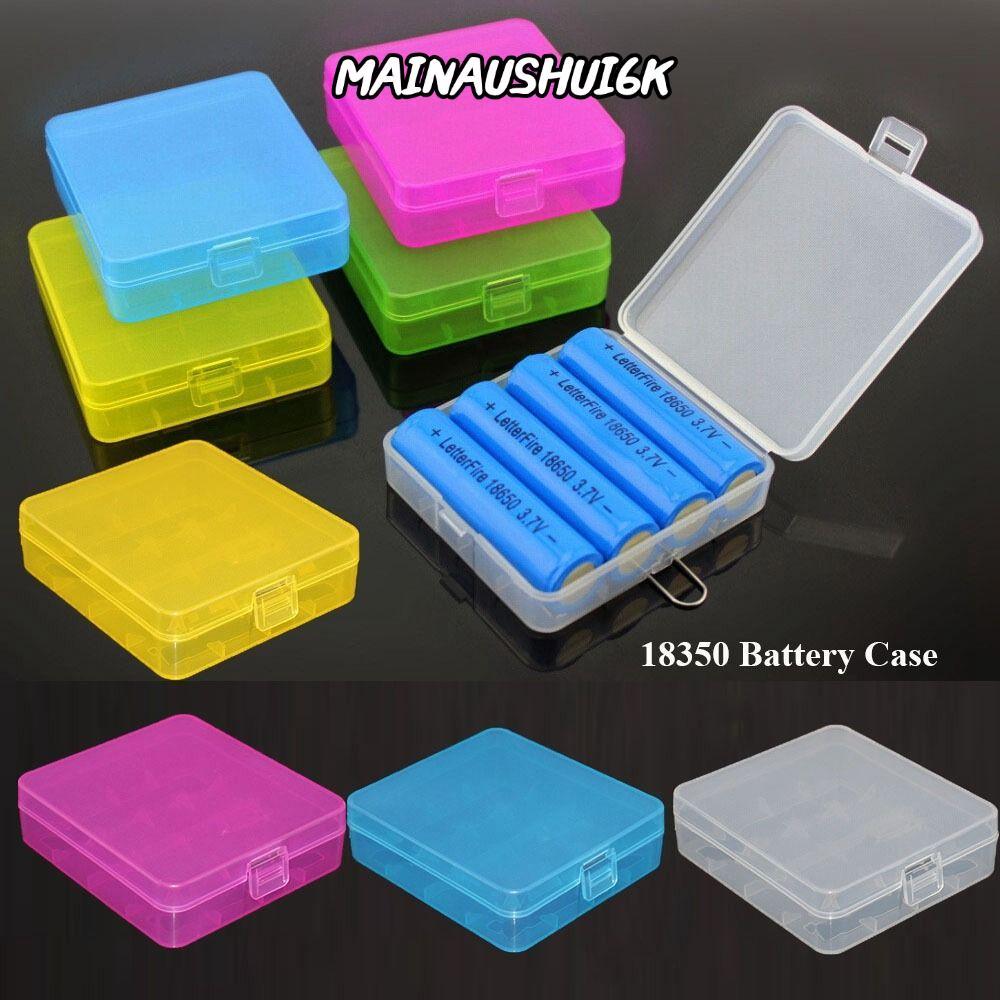 MAINAUSHUI6K 18650 กล่องแบตเตอรี่, แบตเตอรี่พลาสติก AA AA 4 ก้อน, คุณภาพสูง Coloful Anti-slip Batter