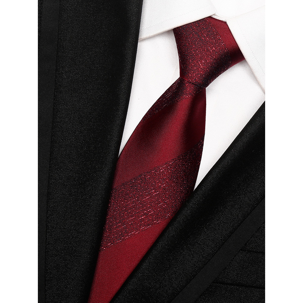 High-End ซิป Tie ชายงานแต่งงานเจ้าบ่าวเสื้อสูท Hand-Made ลาย Tie Preppy สไตล์ dk Performance