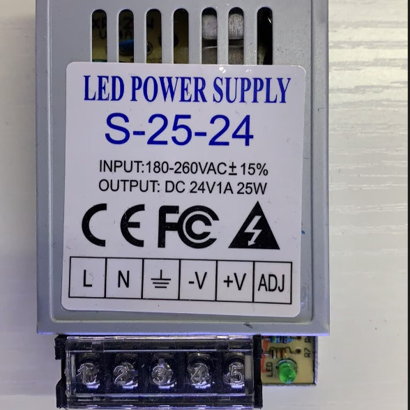 S-25-24 24V1A Ultra-Thin Switching Power Instrument Instrument Instrument DC Transformer Power Suppl