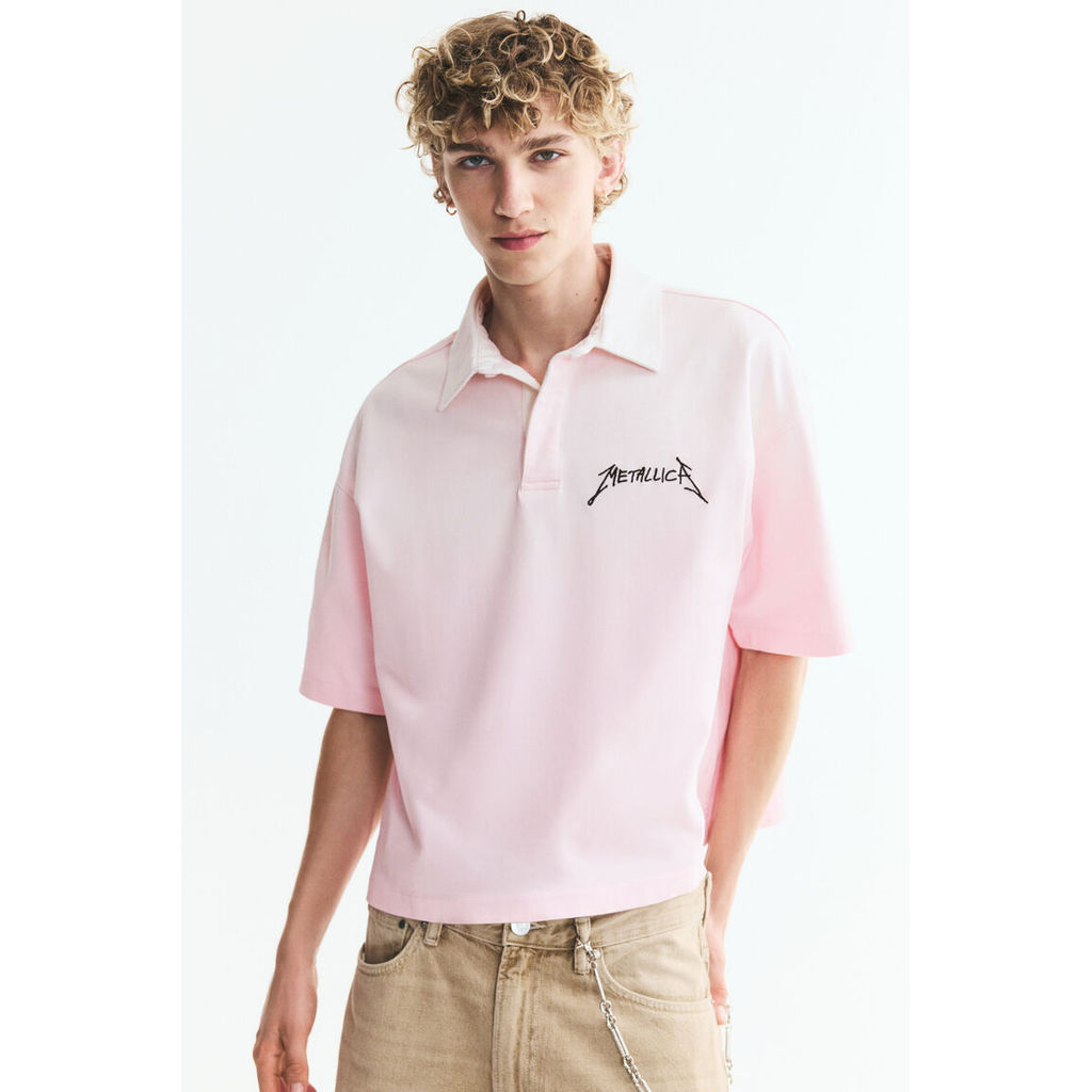 H&M(เอชแอนด์เอ็ม) เสื้อโปโลทรงสบาย ผู้ชาย 1344634_1