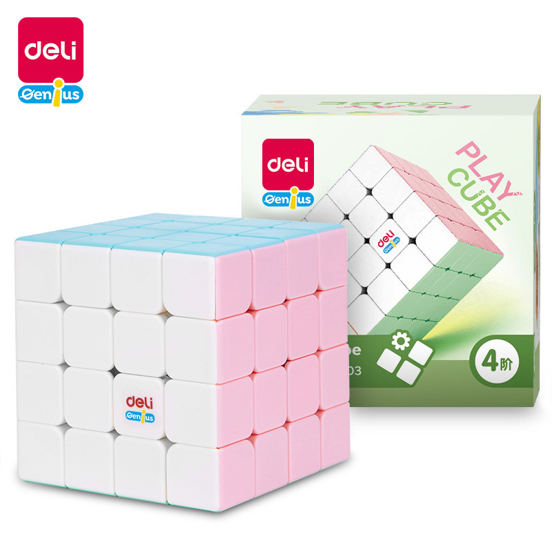 YP103 _ Macaron ระดับสี 4 Rubiks Cube เด็กชายหญิงของเล่นเพื่อการศึกษาของขวัญการออกแบบคลาสสิก