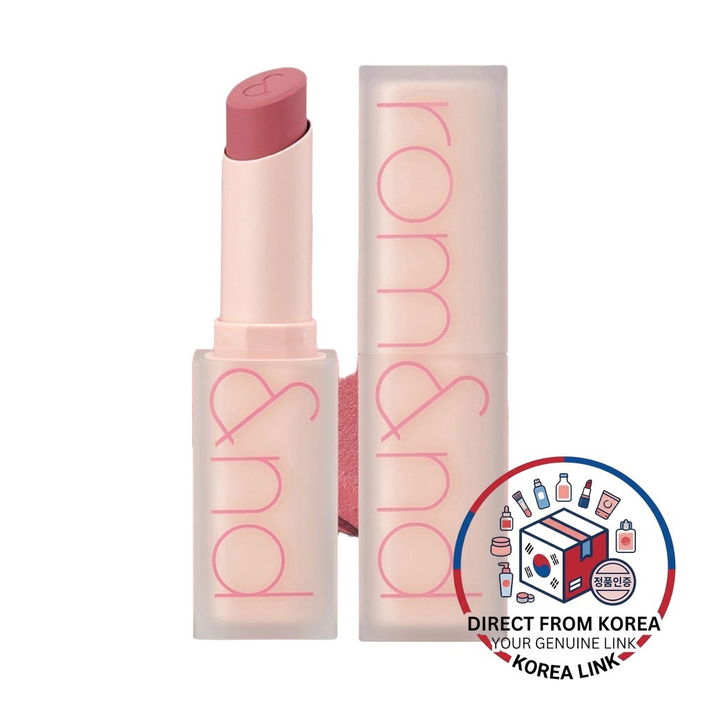 [rom&nd] Zero Matte Lipstick, 10 Pink Sand, 1pc / ลิปสติกเกาหลี / Matte Finish / ของแท้ 100% โดย KOR