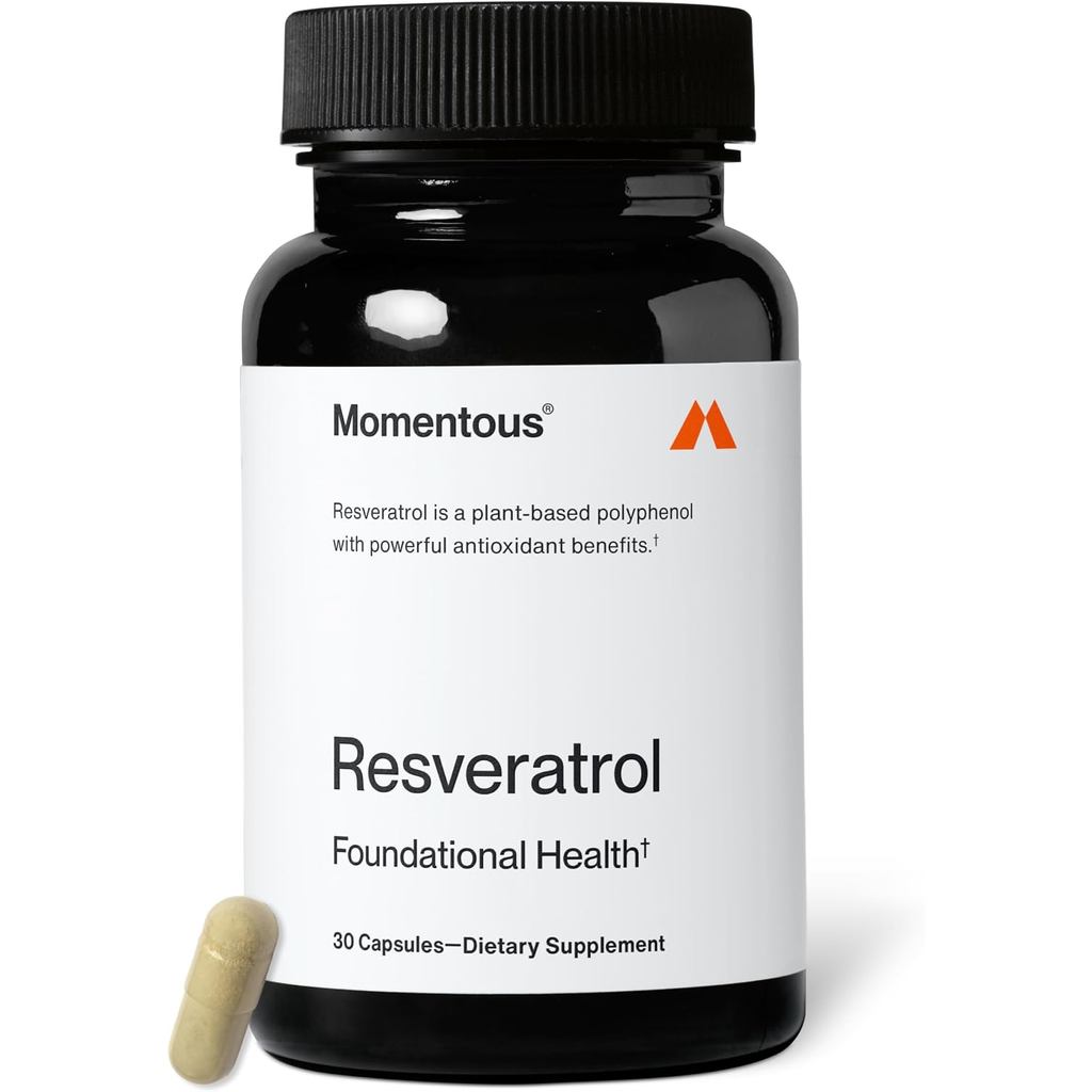 MomentousTrans-Resveratrol, Healthy Aging, 450มก. ต่อเสิร์ฟ 30SU
