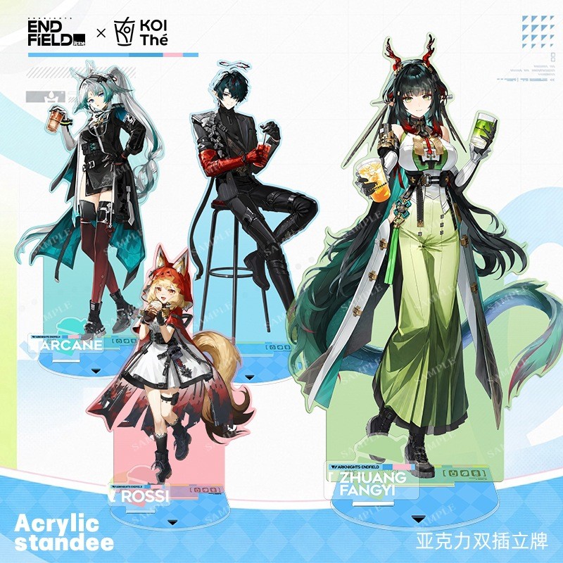 Arknights: Endfield x KIO Collab Merch Arcane Camille Zhuang Fangyi Lucy อะคริลิค Standee Badge พวงก
