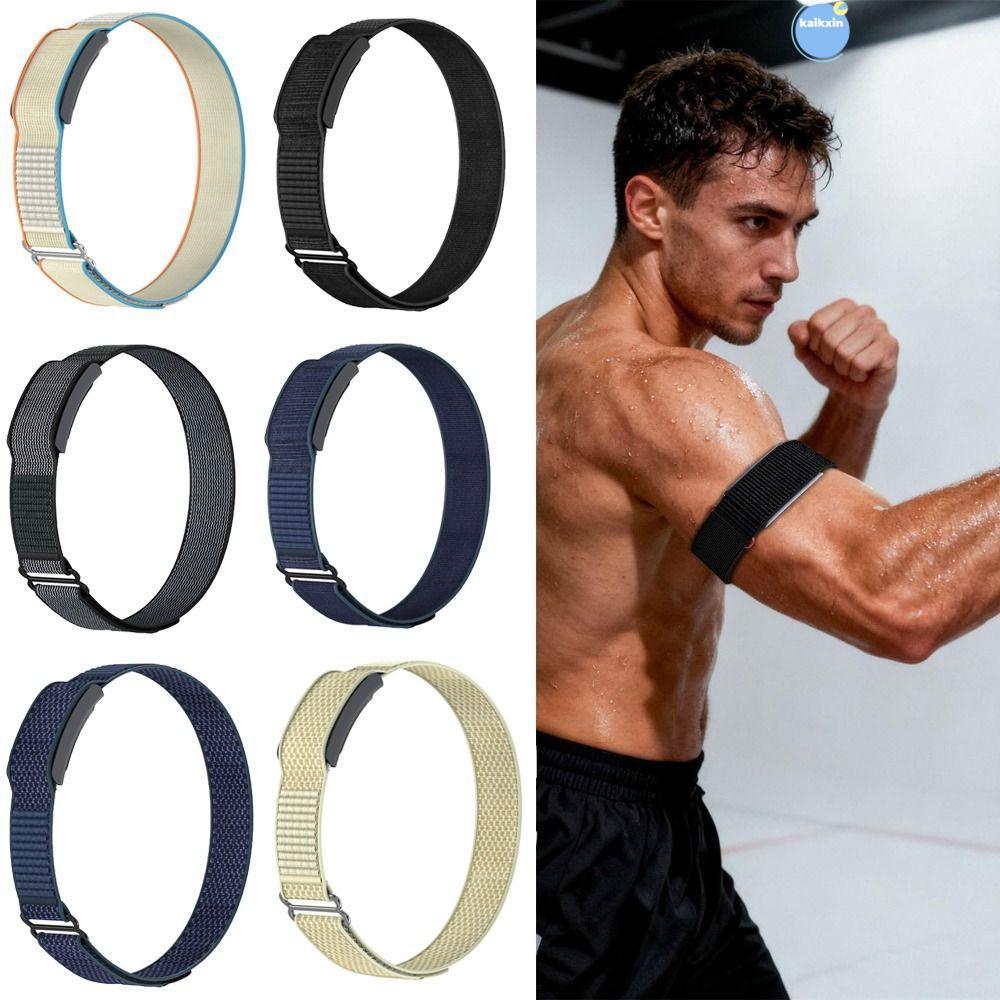COOLSO Fitness Tracker Arm Band, Breathable Loop Design Sport Band Bicep Band, สายรัดไนลอนแบบปรับได้