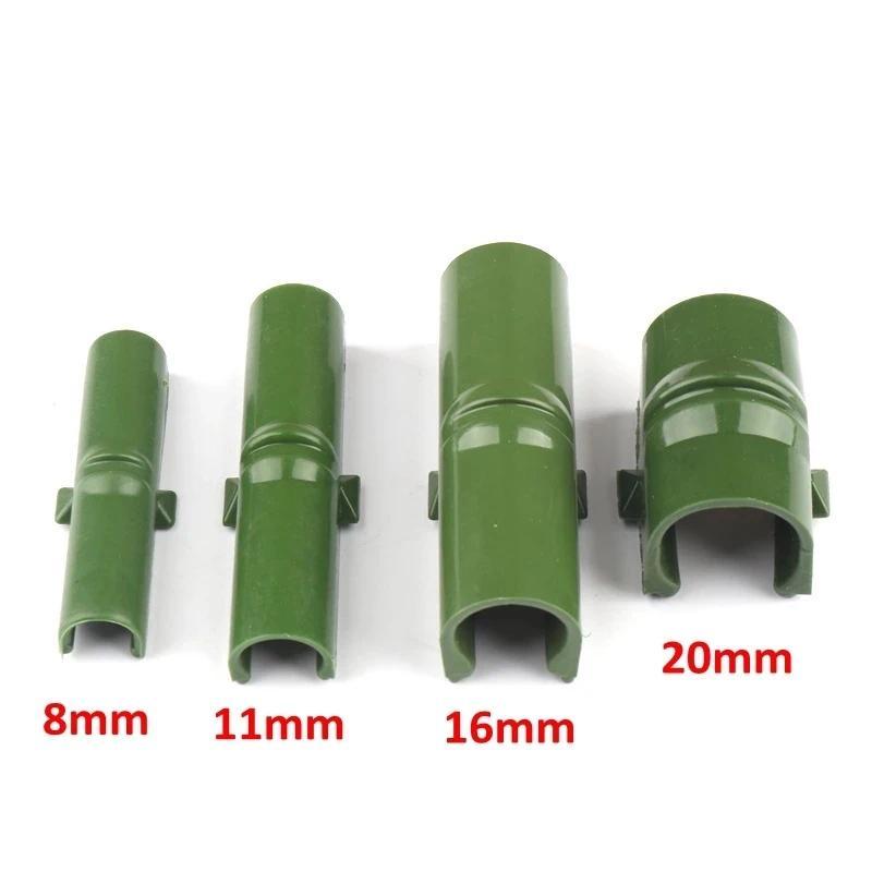 10 Pcs 8/11/16/20mm Fasten Greenhouse Frame Pipe Tube Film Clip Clamp Garden Shade Net Accessories P