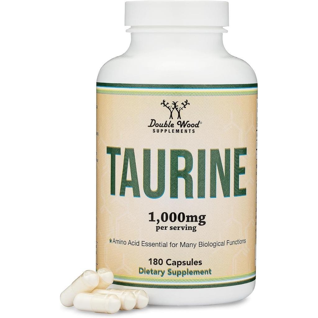 L-Taurine 1000mg หัวใจ ออกกําลังกาย + 90 เสิร์ฟ