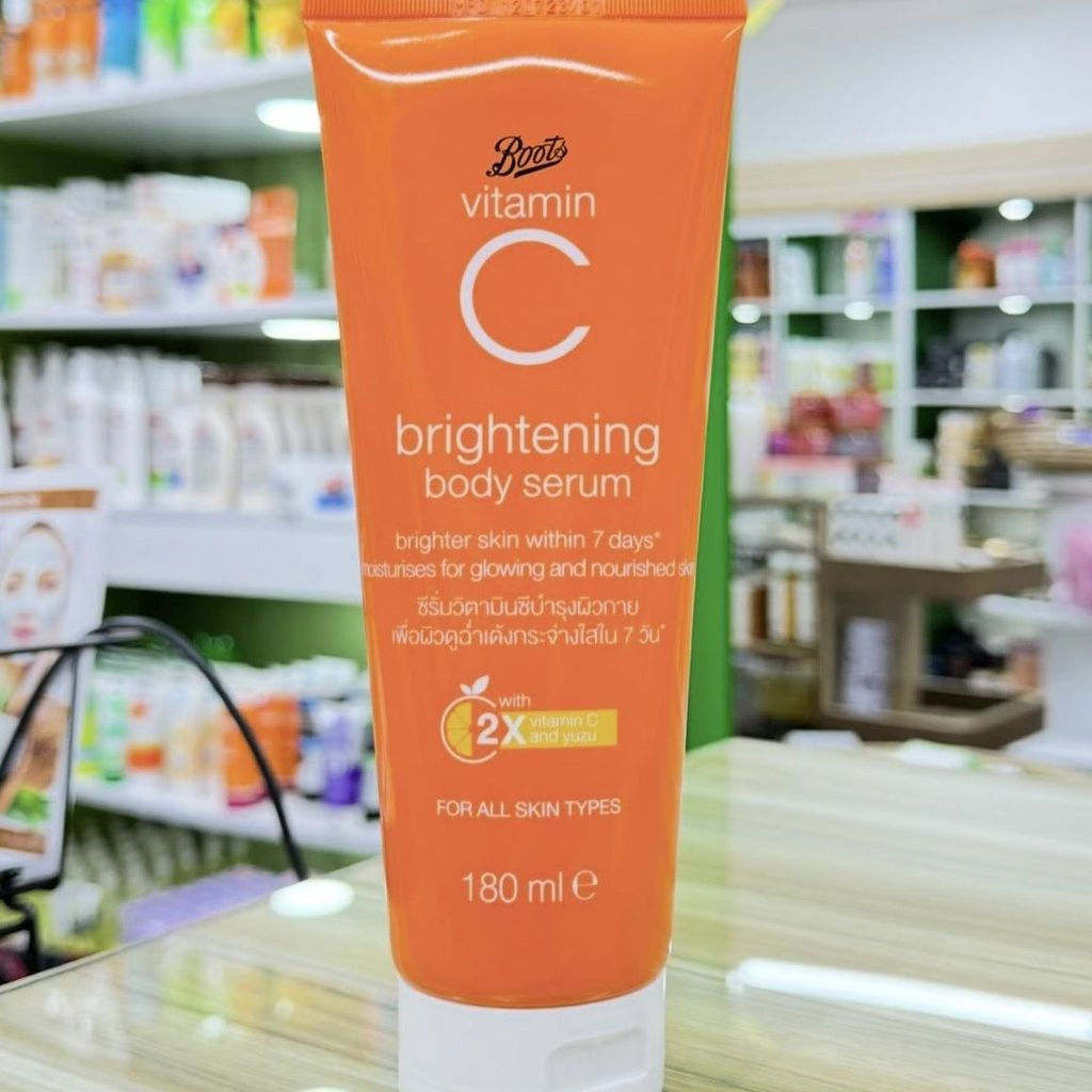 New Product#Thailand Boots Vitamin C VC Body lotion for skin brightening and moisturizing 180ml Seas