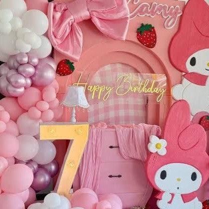 MELODY BIRTHDAY DECORTATION / MELODY DECORTATION