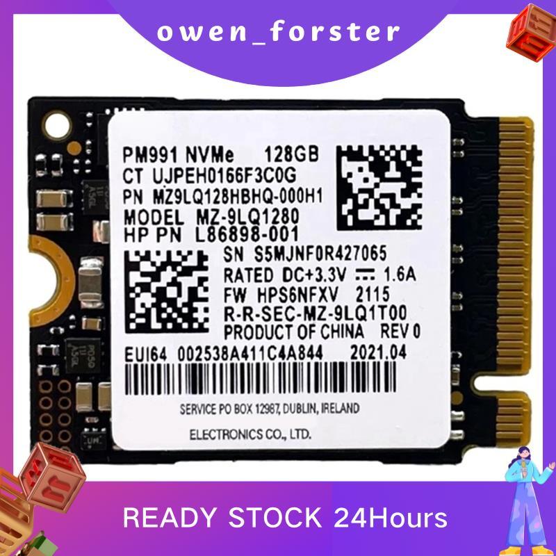 In Stock PM991 128G 2230 PCIE3.0 NVME SSD การถ่ายโอนข้อมูลความเร็วสูงสําหรับแล็ปท็อปแท็บเล็ตเก็บฮาร์