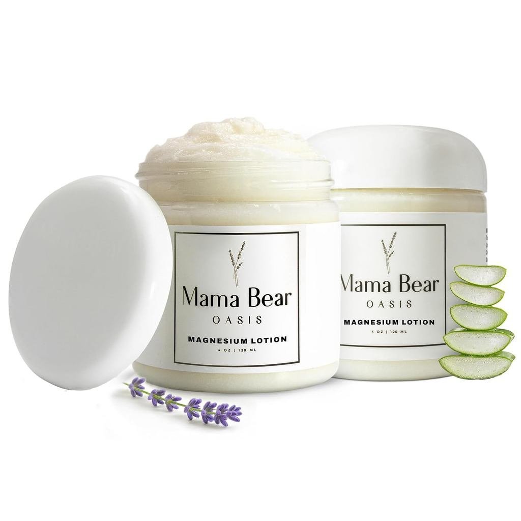 Mama Bear Oasis Magnesium Cream - Magnesium Lotion for Feet (แพ็ค 2 ชิ้น) SGI6