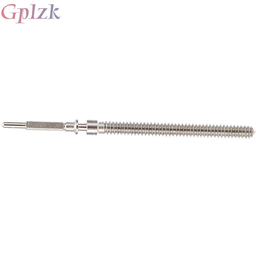 GPLZK Watch Winding Stem, Silver Alloy 3135 Movement Parts, Precrip Packaging 2135 Watch Accessories