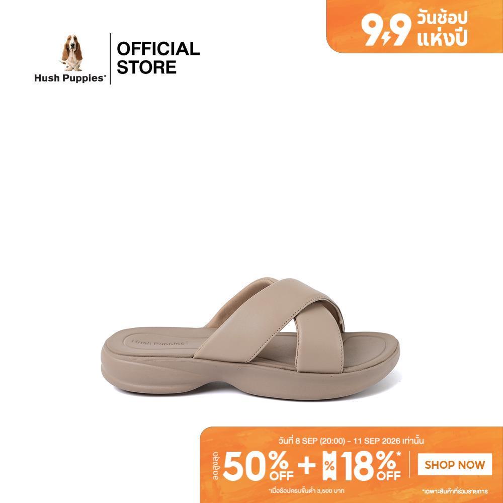 Hush Puppies รองเท้าผู้หญิง รุ่น HP PWSFQ5123DB - สีเบจ (รองเท้าแตะแบบสวม)