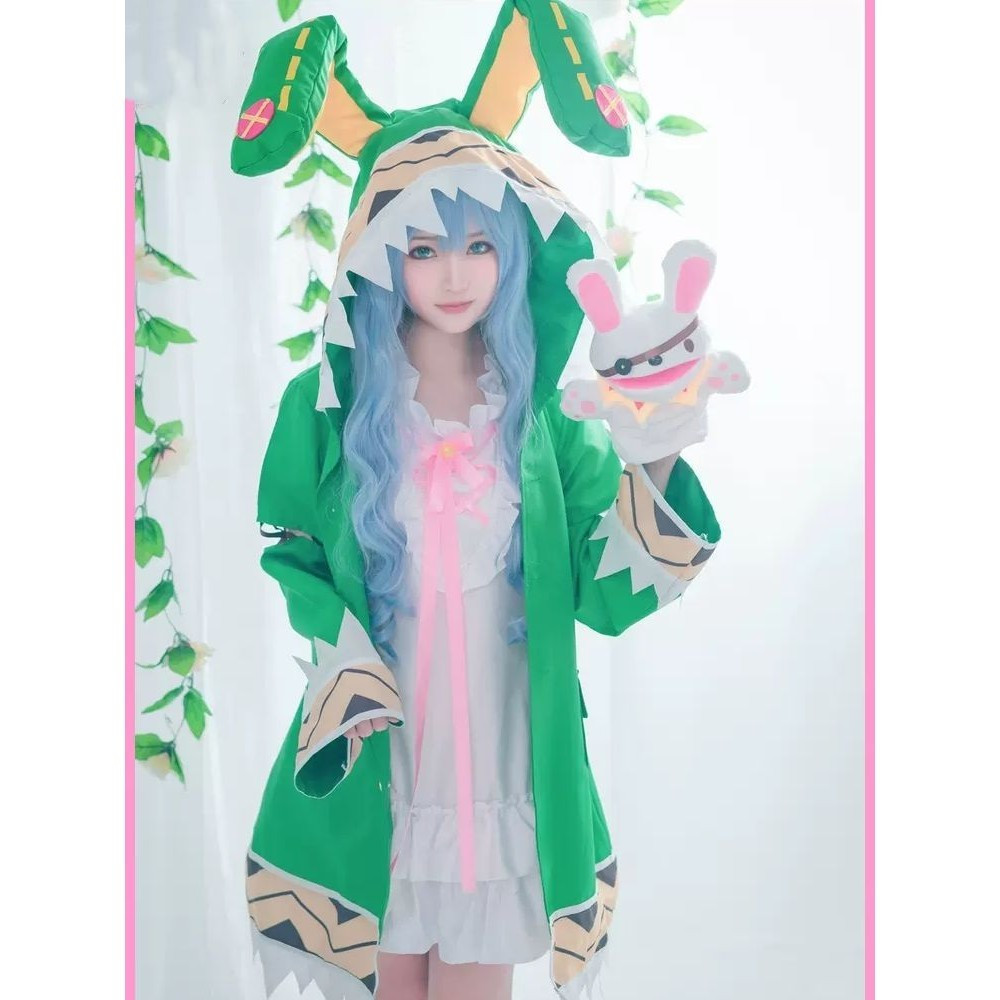 ออกเดท Battle cos Glacier Yoshino cos เสื้อผ้า Elf เครื่องแต่งกาย Hider Yoshino คอสเพลย์อะนิเมะเกมเค