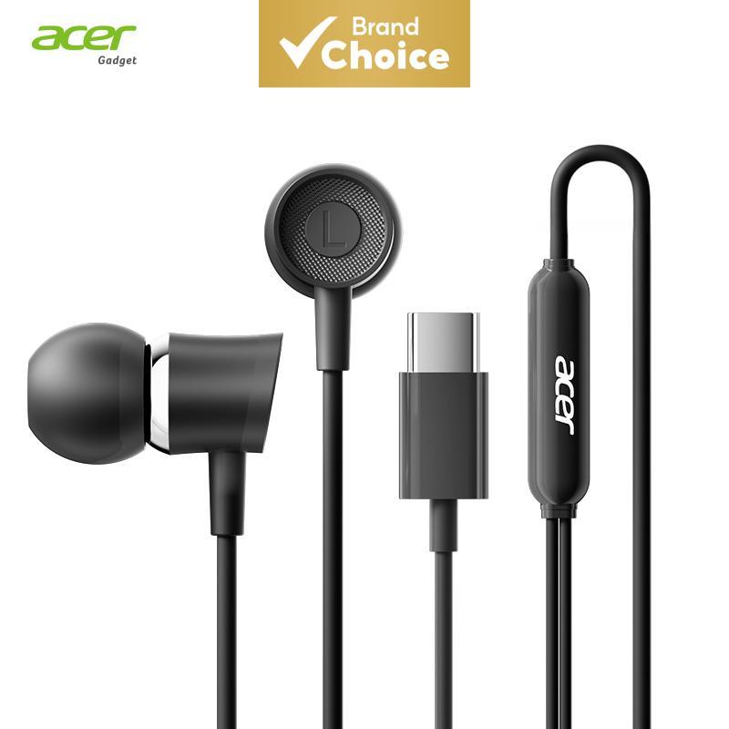 หูฟัง Acer OHW357 ชุดหูฟังชนิดใส่ในหูพร้อมไมโครโฟน HD – การจับเสียงที่แม่นยํา การแยกเสียงรบกวน การเช