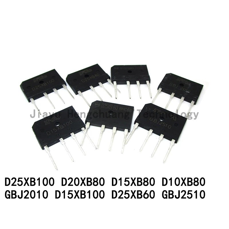2PCS D25XB80 D15XB80 D15XB100 D20XB80 D25XB60 D35XB100 GBJ2510 2010 ที่ใช้กันทั่วไปวงจรเรียงกระแสสะพ