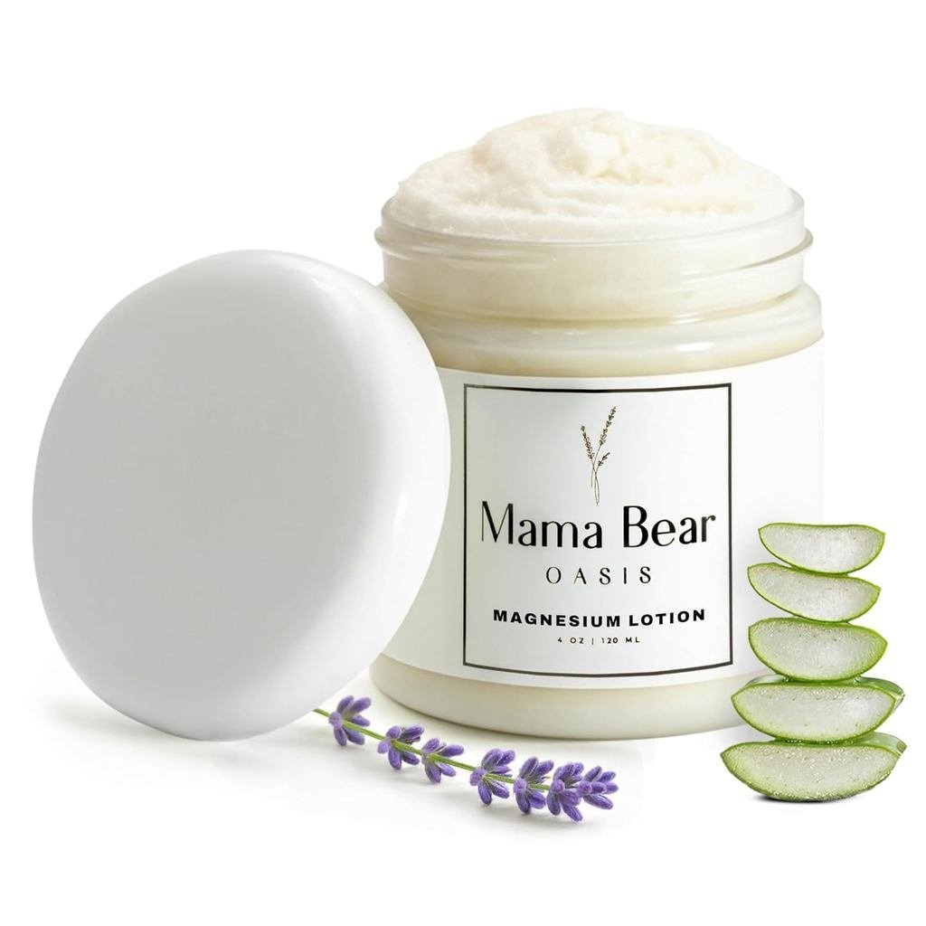 Mama Bear Oasis Magnesium Cream - Magnesium Lotion for Feet (แพ็ค 1) 9UDA