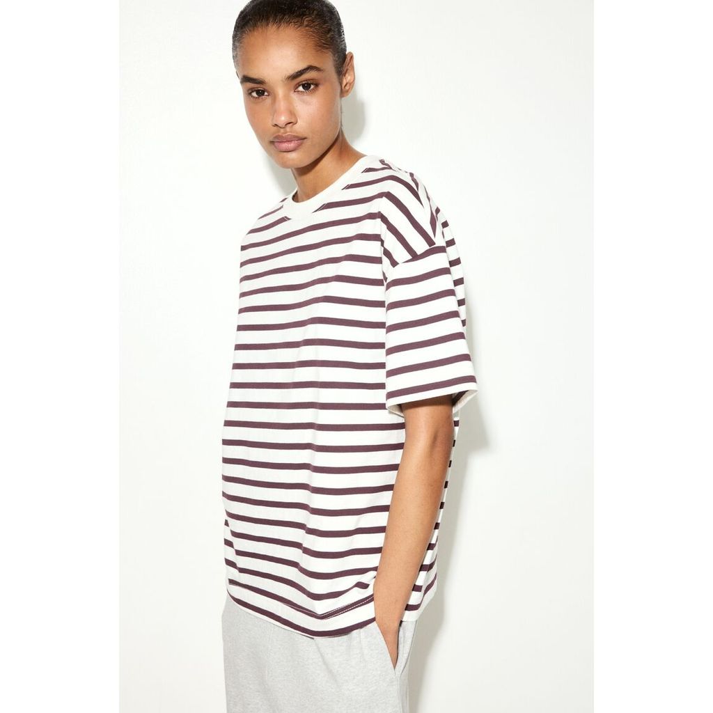 H&M(เอชแอนด์เอ็ม) เสื้อยืดทรงโอเวอร์ไซส์ ผู้หญิง 1246290_12