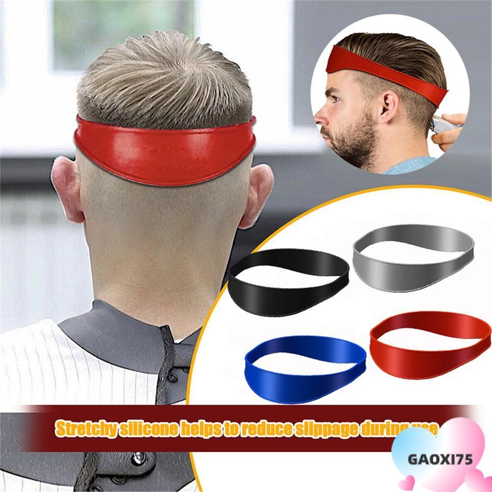 GOXI75 Neckline Shaving Template แบบพกพาโค้ง Salon แฟชั่นแถบคาดศีรษะผม Trimming Guide