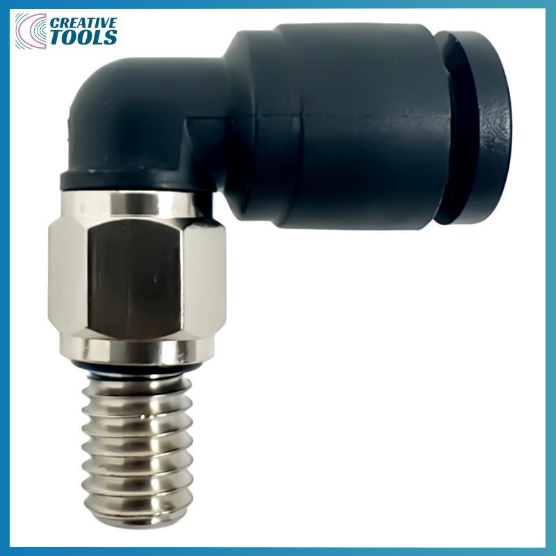 พร้อมสต็อก 7 มม. ด้ายขยายนิวเมติก Quick Push-in Fitting PL4-M4 PL4-M5 M6 สําหรับใช้ในอุปกรณ์นิวเมติก