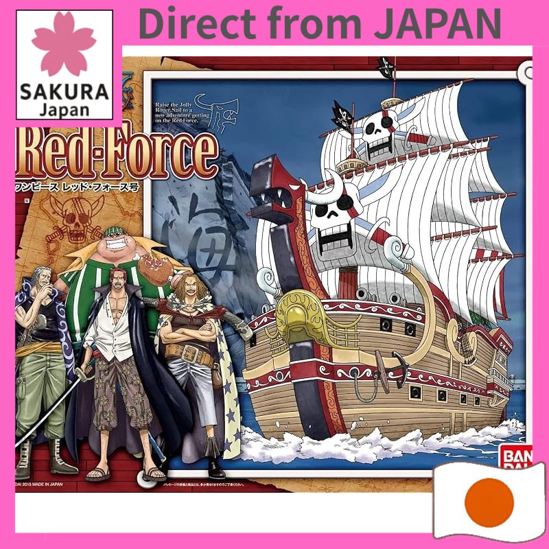 Authentic Sailing Ship Plastic Model Series ONE PIECE Red Force Ship Model Kit T08463