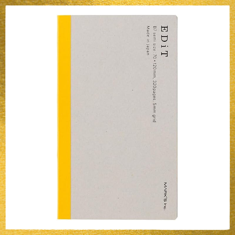 Small Grid Notebook Made with Planner Paper · B7 Variant · Refill  
EDiT EDI-NB21-RFLDirect from Jap