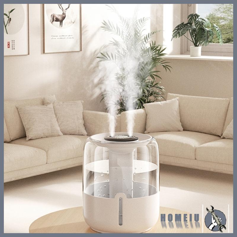 HOMEIU เครื่องทําความชื้นแบบพกพาสําหรับห้องนอน Humidifier 6 8L ถังน้ําทําความสะอาดง่าย Humidifiers ส
