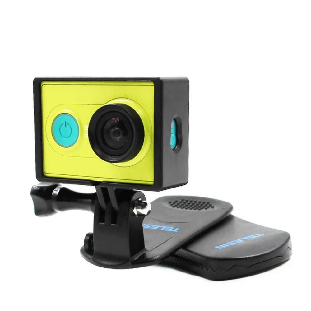 TISERA - TELESIN Clip Clamp Mount 360 Rotary สําหรับ GoPro / Xiaomi Yi