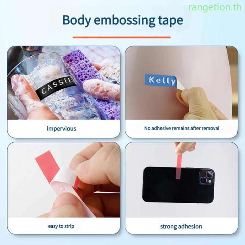 RAN Portable Mechanical Label Maker Machine Handy Sticker Printer Labels Printer