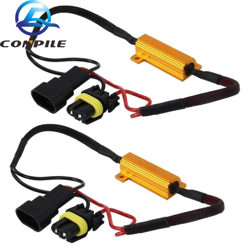 คู่สําหรับ LED ไฟตัดหมอกหน้าถอดรหัส 880 881 H3 H8 H11 9006