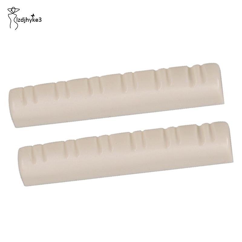 [lzdjhyke3] 2x Curved Slot Nut 12 Strings Guitar Instrument Replacement Beige Color
