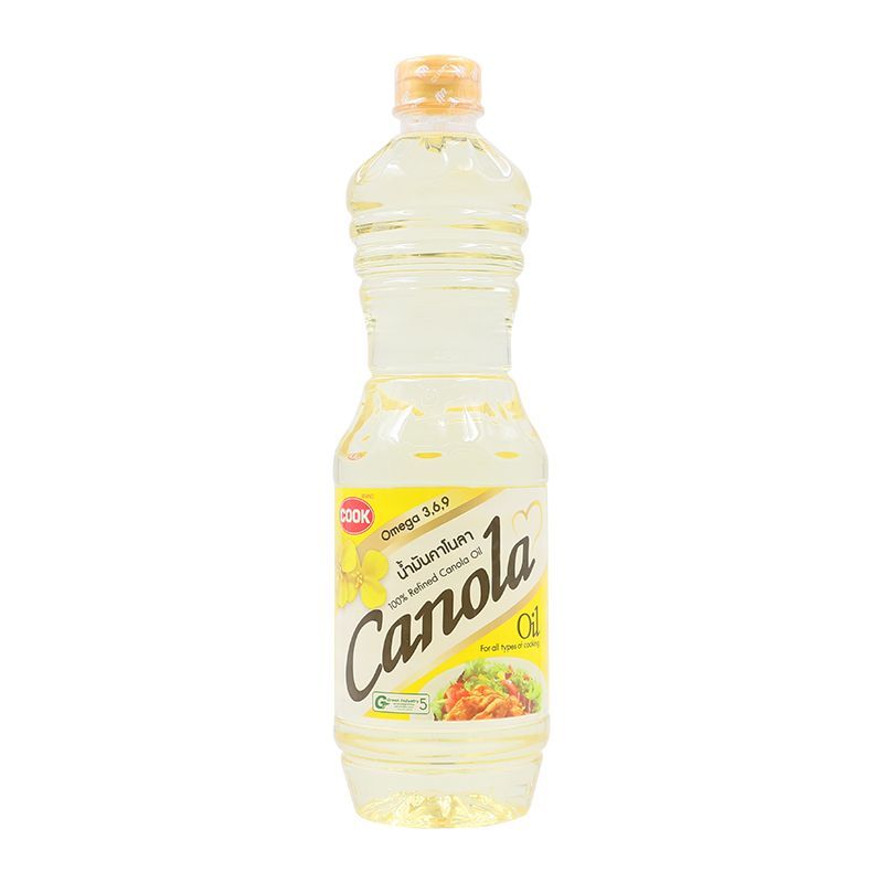 กุ๊กน้ำมันคาโนล่า 1ลิตร Cook Canola Oil 1ltr.