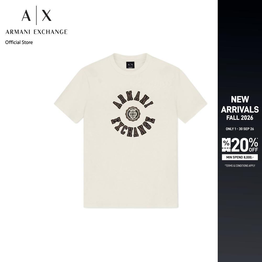 Armani Exchange เสื้อยืดผู้ชาย รุ่น XM003074-AF10362-U0007 สีขาว
