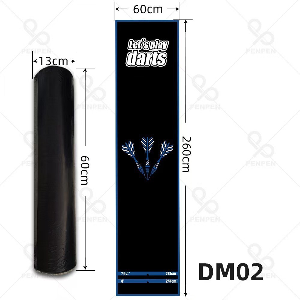 Labeling Darts เสื่อพิเศษในครัวเรือนกลางแจ้งคริสตัลกํามะหยี่ Dart Mat Dirt-Resistant Easy-to-Care พร