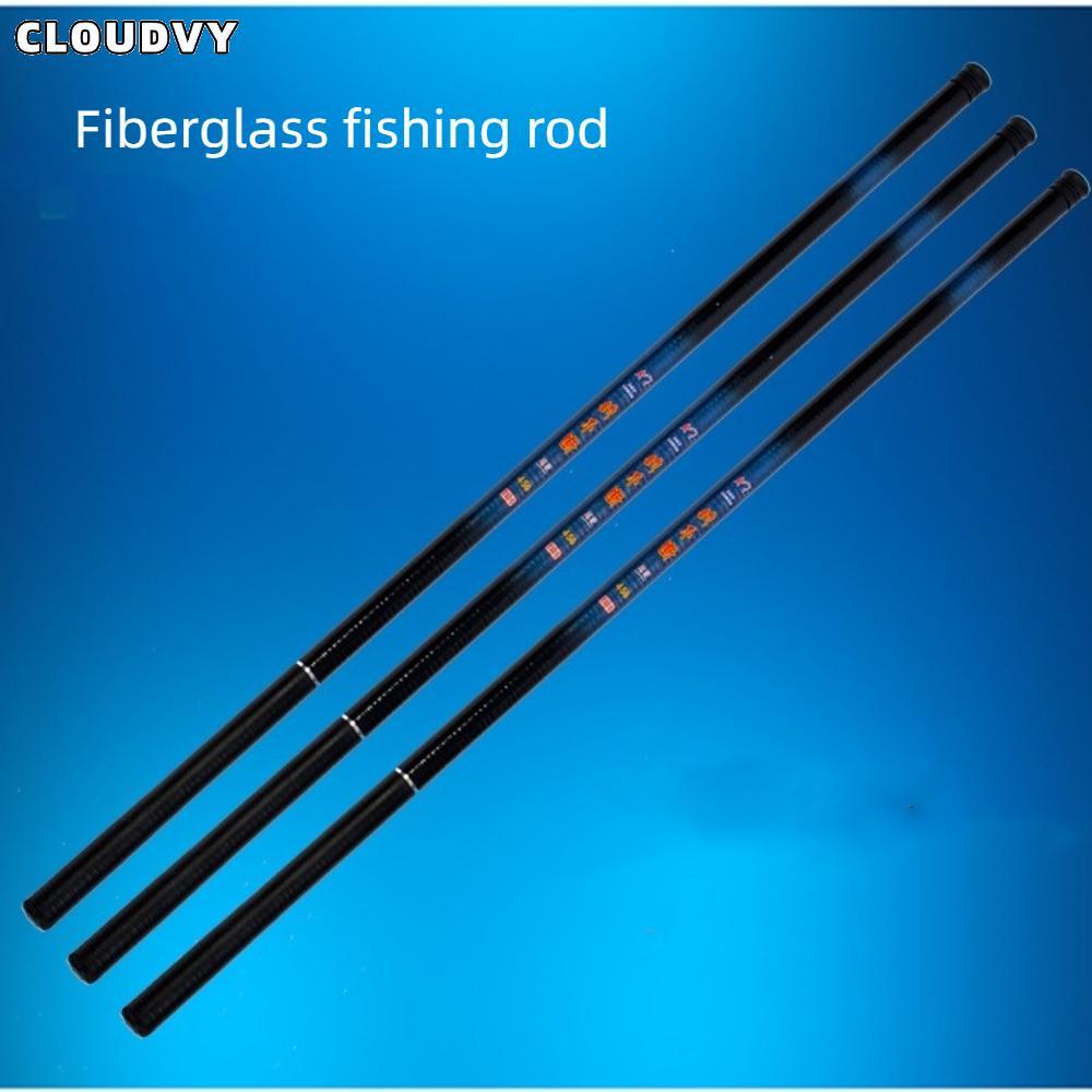 CLOUDVY ชุดเบ็ดตกปลา,แก้ว Fibre Telescopic Fishing Rod ชุด, เด็ก 2.1 M-7.2 M Casting Rod Carbon Fibr
