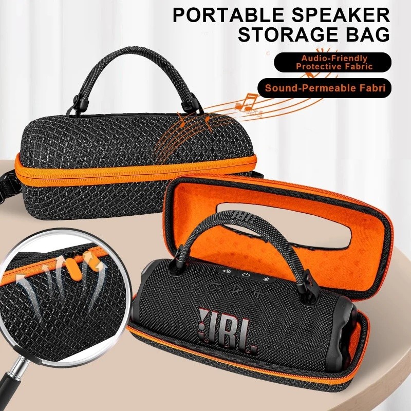 Hard Outdoors Travel Case สําหรับ JBL Charge 6 ลําโพงโปร่งใสสําหรับ JBL Charge6 ลําโพงแบก Sound Perm