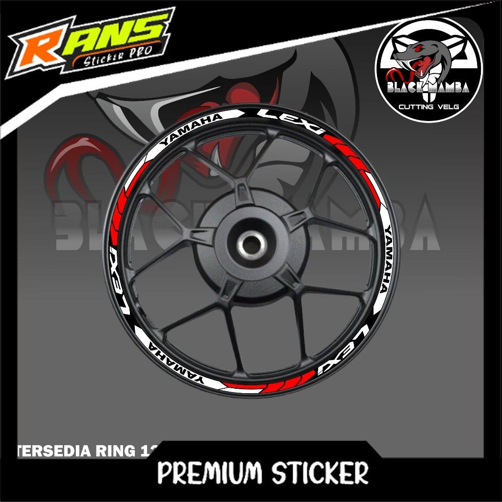 LEXI Rim Sticker - LEXI A03 Tyre/Velg Variation Strip Sticker