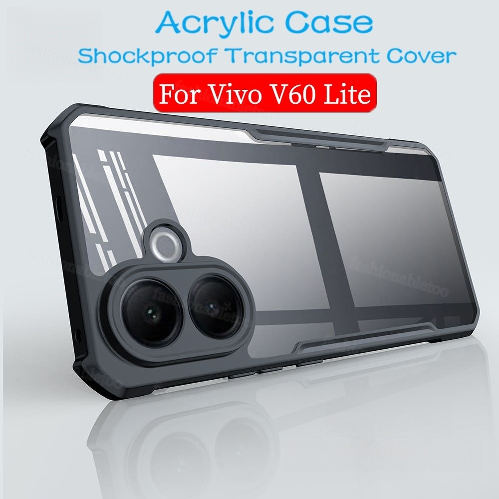 สําหรับ VivoV60Lite 5G สําหรับ Vivo V60 Lite V60Lite V 60 VivoV60 Lite VivoV60Lite 2025 โปร่งใส TPU 