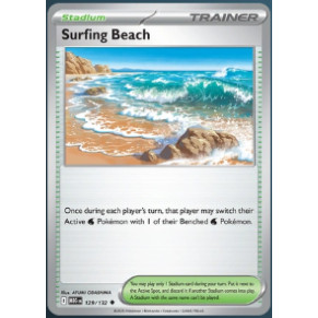 [การ์ดโปเกมอน TCG] Surfing Beach - 129/132 - Uncommon