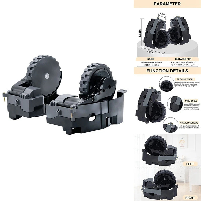 ไดรฟ์โมดูลล้อสําหรับ Irobot Roomba I7 I7+ I8 I3 I6+/Plus E5 E6 E7 J7 J7+ J6+ เครื่องดูดฝุ่นอะไหล่