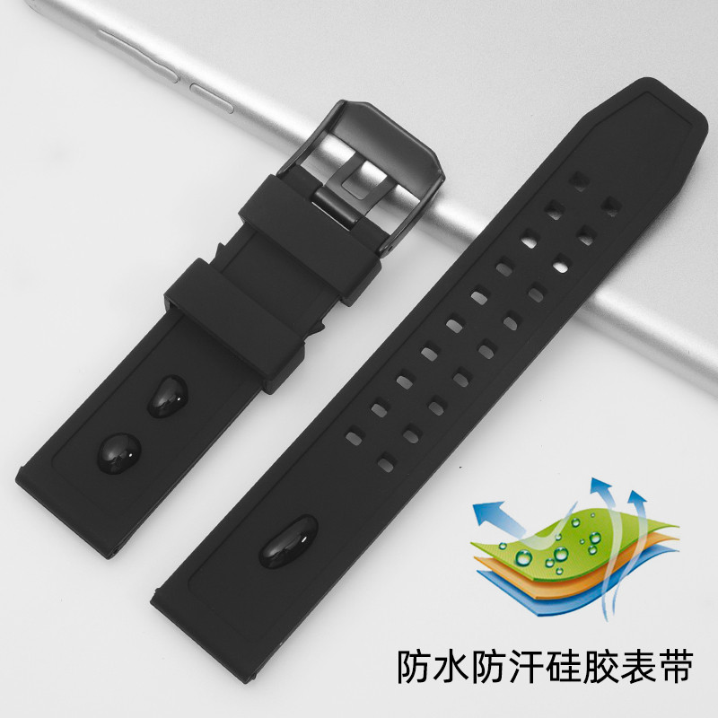 Luminox luminox Strap Silicone Military Watch Rubber Strap 23mm Male 7251|3050|6402