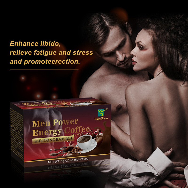 ผู้ชายพลังงานกาแฟไต力量กับ Maca Tongkat Ali