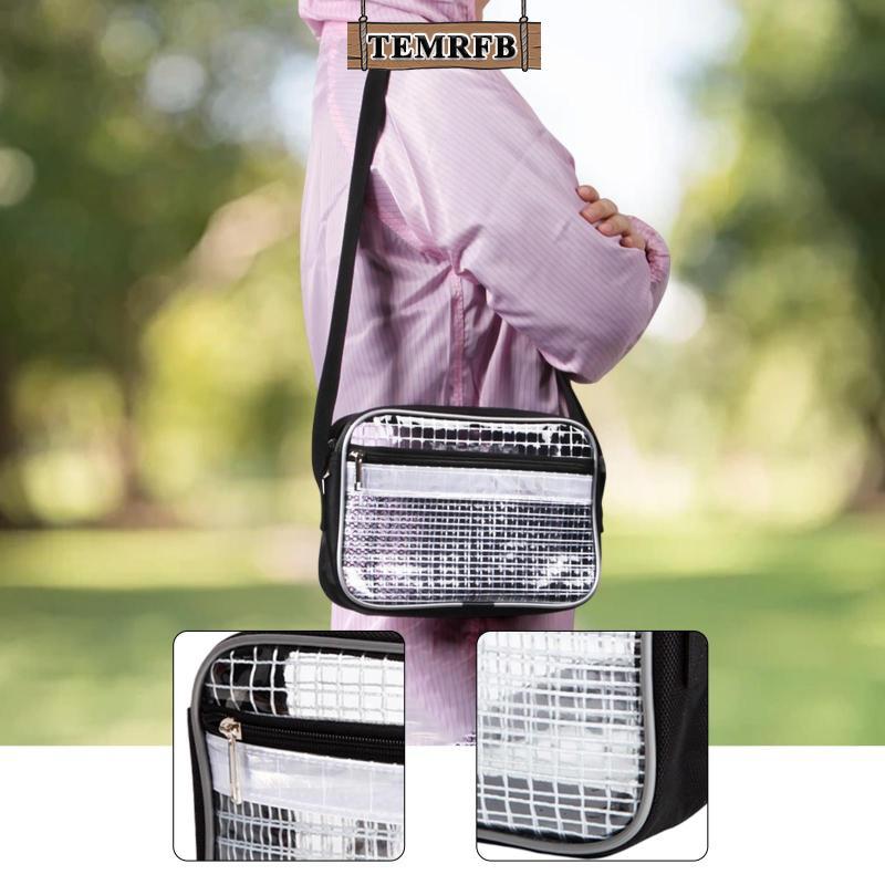 [temrfb] Cleanroom Engineer Bag Tool Bag Waterproof Multifunctional PVC Tool Pouch Toolbag for Hikin