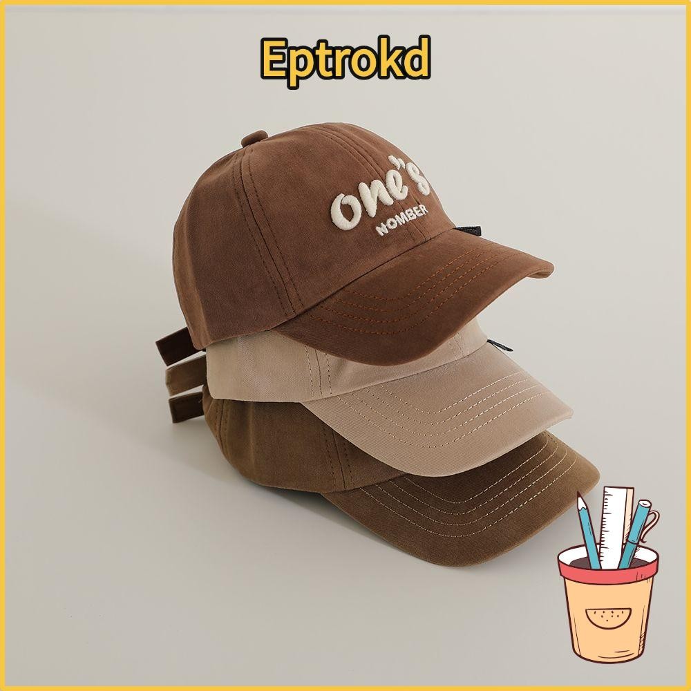 หมวกแก๊ปปักลาย Etoro สำหรับเด็ก ดีไซน์กันลม ระบายอากาศ และปรับsizeได้