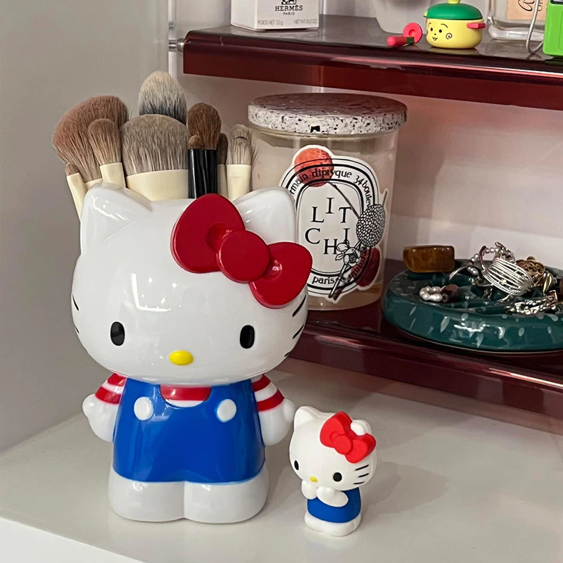 🇹🇭(ตลาดหุ้นไทย)ที่ใส่ปากกา อเนกประสงค์ กล่องดินสอ จัดระเบียบแปรงแต่งหน้า ของตกแต่งตั้งโต๊ะ thumbnail 4