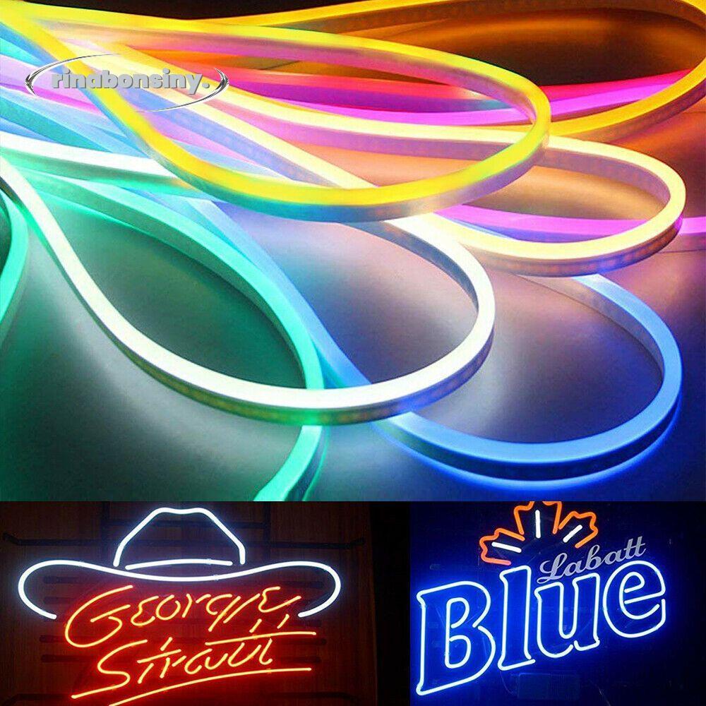 RINABONSINY แสงนีออนยืดหยุ่นป้ายโฆษณา SMD2835 กันน้ํา