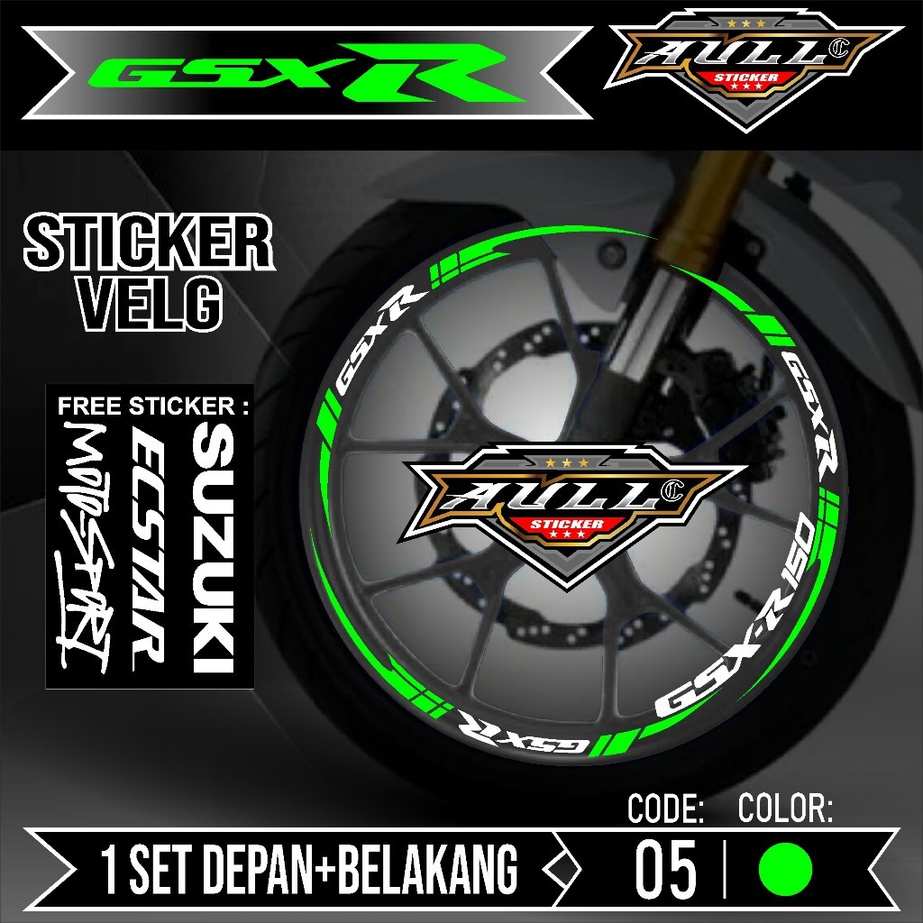GSX R ตัดขอบสติกเกอร์-ตัดสติกเกอร์อุปกรณ์เสริมสติกเกอร์รายการสําหรับ SUZUKI GSX R 150 รถจักรยานยนต์ข