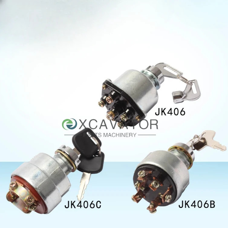 สวิทช์กุญแจประตูสําหรับ XCMG XE60DA XE135 JK406 JK406C JK406B Excavator อะไหล่