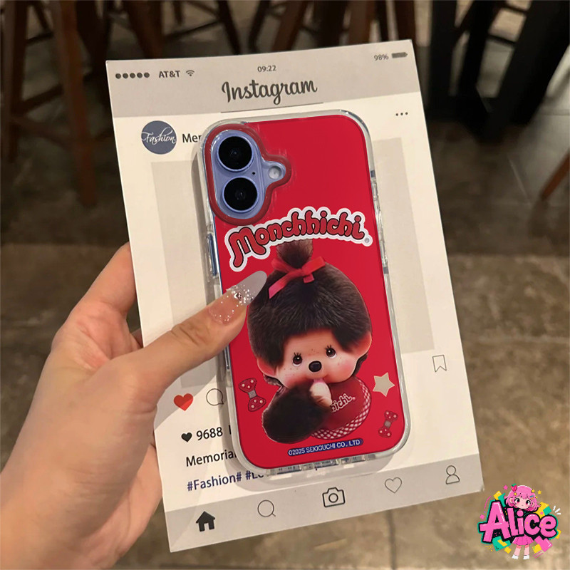 🌽Alice🌽ส่งจากไทย เคสมือถือ เคสไอโฟน กันกระแทก สําหรับMonchhichi IPHONE 16 11 12 13 14 15PRO MAX 7Plus XS/XR XSMax